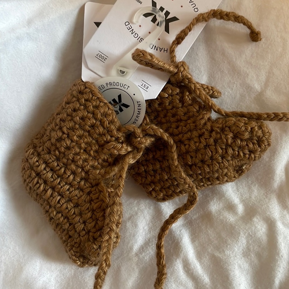 NWT krochet Kids infant booties